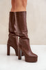 Heel boots Step in style
