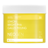 [NeoGen] DERMALOGY LEMON BRIGHT PHA GAUZE PEELING 190ML (30 PADS)