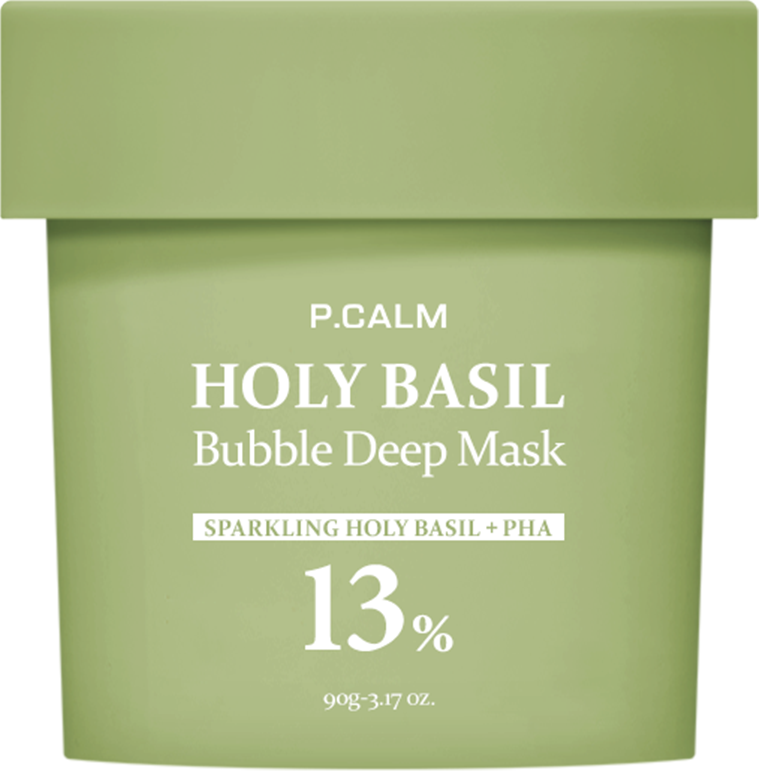 [P.CALM] Holy Basil Bubble Deep Mask 90g