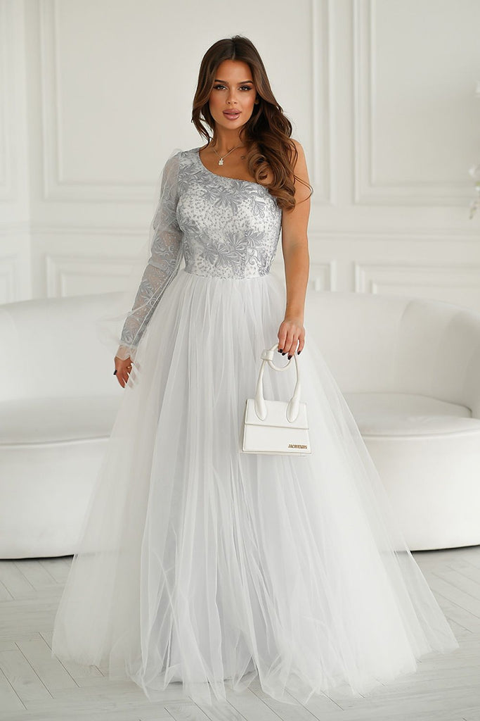 Long dress Bicotone