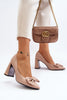 Block heel pumps Step in style