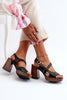 Heel sandals Step in style
