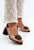 Heel sandals Step in style