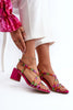 Heel sandals Step in style