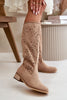 Open-work Boots Step in style
