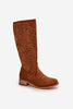 Open-work Boots Step in style
