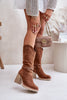 Heel boots Step in style