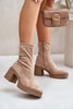 Heel boots Step in style
