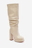 Heel boots Step in style