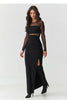  Long dress model 218306 Makadamia 