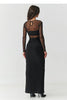  Long dress model 218306 Makadamia 