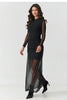  Evening dress model 219536 Makadamia 