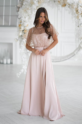  Long dress model 219689 Bicotone 