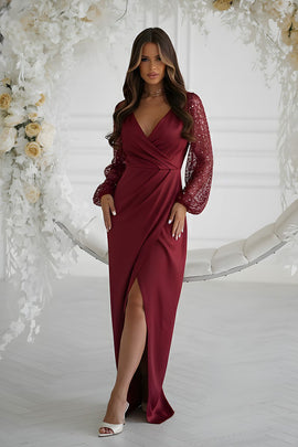  Long dress model 219704 Bicotone 