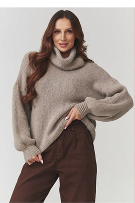  Turtleneck model 220795 Makadamia 