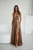  Long dress model 220834 Bicotone 