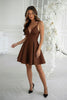  Short dress model 221603 Bicotone 