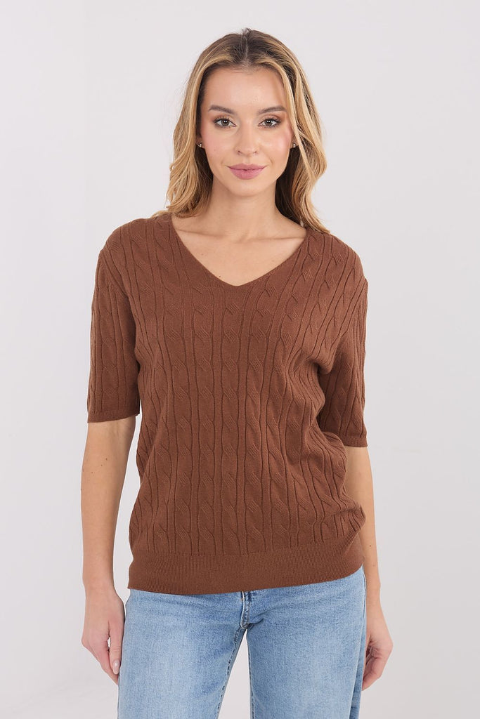  Short sleeve sweater model 222835 Factory Price 