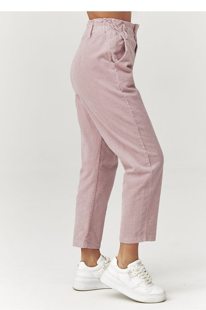  corduroy trousers model 223241 Makadamia 
