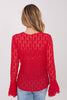  Lace blouse model 223405 Italy Moda 