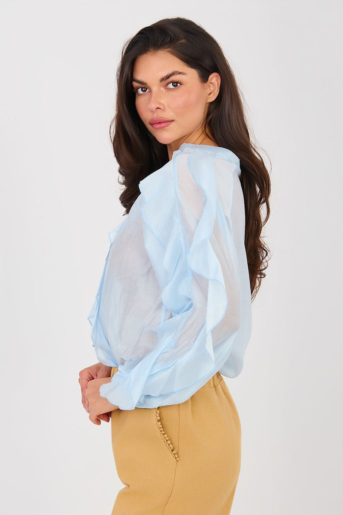  Long sleeve shirt model 224142 Factory Price 