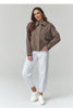  Corduroy jacket model 225690 Makadamia 