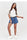  Denim shorts model 228292 Makadamia 
