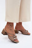  Heeled sandals model 228378 Step in style 