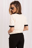  Short sleeve sweater model 230900 Italy Moda 