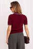  Short sleeve sweater model 230910 Italy Moda 