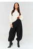  Harem trousers model 231997 Makadamia 