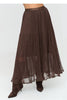  Long skirt model 231998 Makadamia 