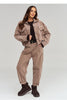  corduroy trousers model 232015 Makadamia 