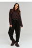  corduroy trousers model 232017 Makadamia 
