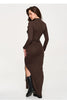 Long dress model 232018 Makadamia 