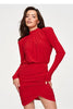  Short dress model 232038 Makadamia 