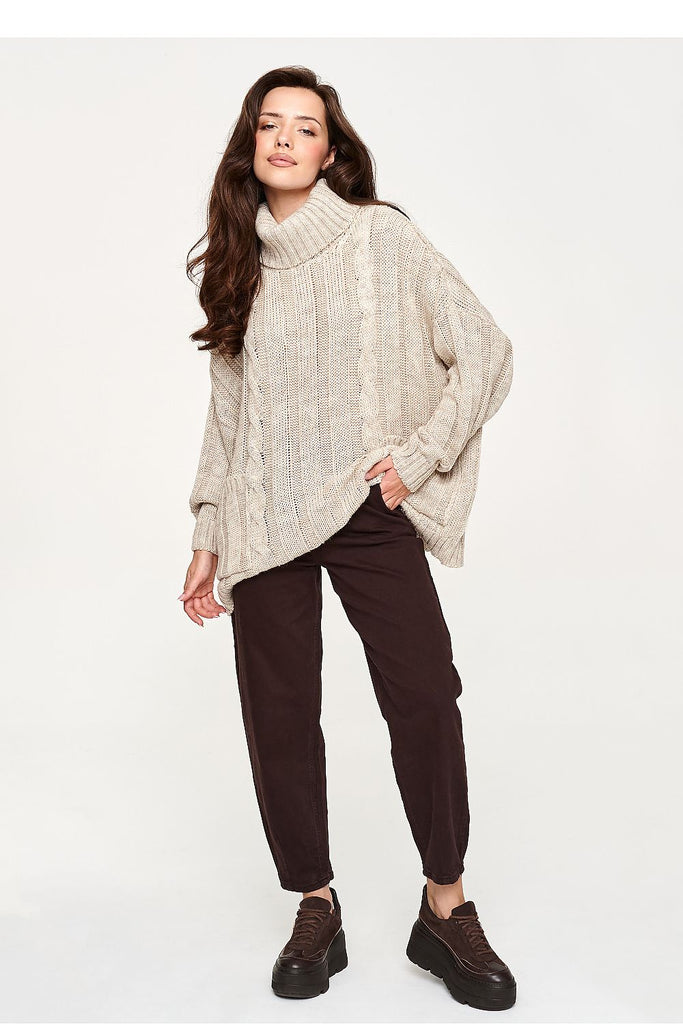  Turtleneck model 232052 Makadamia 