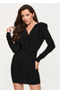  Short dress model 232060 Makadamia 
