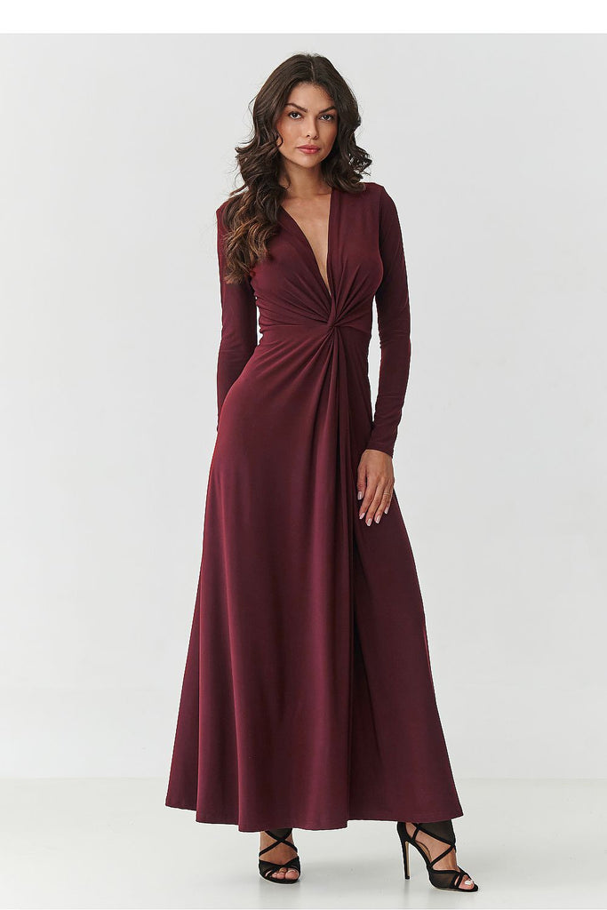  Long dress model 232063 Makadamia 