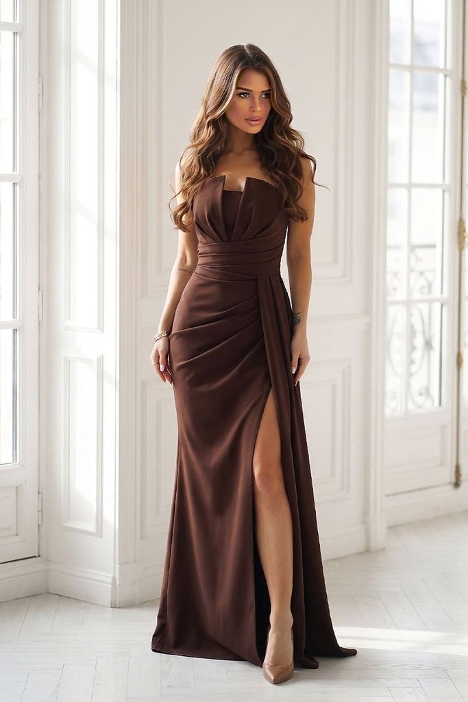  Long dress model 232330 Bicotone 