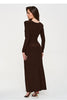  Long dress model 232509 Makadamia 
