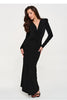  Long dress model 232510 Makadamia 