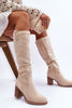 Heel boots Step in style